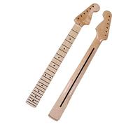 Manico per chitarra fai-da-te Manico Per Chitarra Elettrica A 6 Corde Giallo Lucido 21 E 22 Tasti Acero Canadese Completo Per Manico Per Chitarra For ST (Color : 05)