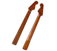 Manico per chitarra fai-da-te Manico Per Chitarra Elettrica A 6 Corde In Acero Fiammato Con Finitura Satinata Canadese Per Tasti For ST 22 Con Capotasto In Osso (Color : 01)