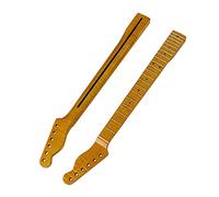 Manico per chitarra fai-da-te Manico Per Chitarra Elettrica One Piece Canada Flame Maple Manico Per Chitarra 21 Tasti Manico Per Chitarra Lucido 5,6 Cm Di Larghezza
