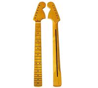 Manico per chitarra fai-da-te Per Manico Per Chitarra For ST Collo Per Chitarra Elettrica In Legno Di Acero Fiammato Canadese Collo 21F 22F Per Chitarra Elettrica (Color : M4 Big Head)