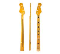 Manico per chitarra Paletta Leggermente Gialla Sulla Linea Centrale Del Retro Del Manico Della Chitarra Manico Della Chitarra Chiuso A 21 Tasti In Acero Canadese