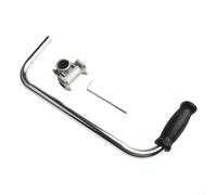 Manico per decespugliatore, impugnatura ergonomica in alluminio per decespugliatori, riduce il mal di schiena, attacco comodo da 38 cm per bordi del prato