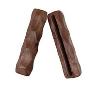 Manico per griglia in legno antiscottatura, impugnatura isolata per piastre barbecue, protezione da bruciature in legno di sapele/noce, per teglie da forno/grill (stile B)