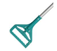 Manico per mocio, Sostituzione del bastoncino per mocio, Manico commerciale in lega di alluminio resistente da 61 pollici con impugnatura in plastica, Design a morsetto per la pulizia professionale/i