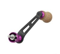 Manico per mulinello da pesca, 70 mm, in carbonio, braccio singolo per Stella Complex per ci4, impugnatura comoda, accessori per mulinello, multicolore (viola)