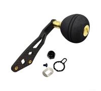 Manico per mulinello da pesca in carbonio, braccio singolo, per mulinelli Daiwa, impugnatura EVA, lunghezza 92,5 mm (oro chiaro tipo mano sinistra)