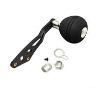 manico per mulinello da pesca in carbonio ed EVA per DAIWA e mulinelli da colata, design a braccio singolo con manico a bilanciere, piastra di bloccaggio, dado, vite e guarnizione, 1 set (tipo destro