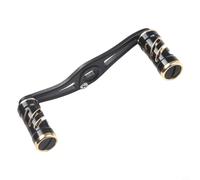 Manico per mulinello da pesca in lega di alluminio, per mulinelli da baitcasting, accessorio di conversione fai da te, 90 mm 120 mm, parte di ricambio (grigio)