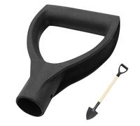 Manico per pala da neve con manico a D, di maniglie di ricambio, con kit maniglie pala ergonomica antiscivolo da 18 cm, set di per strumenti di scavo di qualità, p