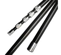 Manico per rete da pesca Asta for rete da pesca in fibra di carbonio 7m 8m 9m 10m Asta for raccolta frutta Chiusura a gancio(9m)