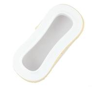 Manico per tavola da surf a 8 forme con materiale ABS e fibra di vetro per una migliore presa e sicurezza del surf, accessorio per surf maniglia per tavole da surf (bianco)