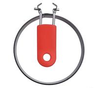 Manico pieghevole per cuociuova ad anello per un facile utilizzo e una conservazione sicura in cucina (forma rotonda)