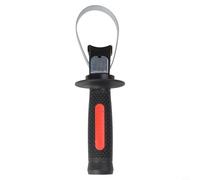 Manico regolabile per trapano a percussione con anello in ferro ispessito per accessori per utensili elettrici rotanti con manico rimovibile e antiscivolo