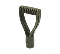 Manico resistente con impugnatura a D per vanga e forcella, 31 mm, in plastica, ricambio per prato, paesaggistica, cortile, lavoro, rimozione neve (verde)
