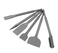 Manico rotondo, due buche e due scanalature, scalpello elettrico a , set da 6 pezzi, punte per calcestruzzo per piegatura e spalatura, facile da installare, facile da usare