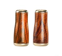 Manico sagomato in legno con curva di riempimento del palmo da 16,8 mm, per mulinelli da casting 1500-4000, impugnatura comoda (palissandro Hainan, 2 pezzi)
