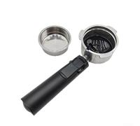 Manico senza fondo per macchina da caffè in lega di alluminio compatibile con portafiltro Dongling da 51 mm, con design a tre orecchie per un'estrazione dell'espresso stabile e affidabile