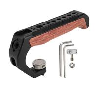 Manico Superiore della Fotocamera in Lega in Alluminio Ergonomico Impugnatura in Legno per Telecamere DSLR