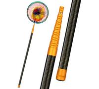 Manico telescopico per rete da pesca, leggero e robusto, palo pieghevole per sbarco di pesci d'acqua dolce e salata