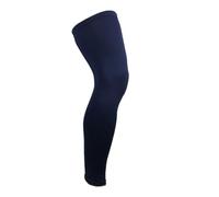 Manicotti a Compressione a Gamba 1 pezzo di supporto for ginocchiera da basket super elastico, tutore for gamba calcio, polpaccio, coscia, manica a compressione for la sicurezza sportiva(Deep Blue,XL)