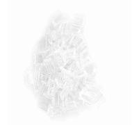 Manicotti a Compressione in Plastica per Occhiali Senza Montatura Set 100 Pezzi Facili Usare per Strumenti per la Manutenzione degli Occhiali (1,6 * 0,8 * 0,7)