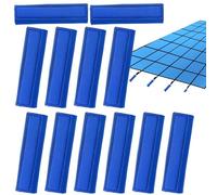 Manicotti a molla per copertura per piscina - 12 pezzi Manicotti a molla per copertra per piscina invernale riutilizzabili, protezioni di sicurezza da 4,92x4,92 pollici | Copertra invernale di sicur