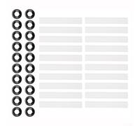 Manicotti a rullo per porta del garage in ABS e acciaio inossidabile per mantenere le caratteristiche a basso rumore, variazioni di temperatura e cicli di utilizzo quotidiano (40 pezzi)