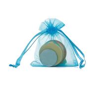 Manicotti amichevoli per la coltivazione della frutta Chiusura con coulisse Ventilata Pratica Forniture da giardinaggio in poliestere Pratico Borse per l'allevamento di frutta in, Blu lago, One Size