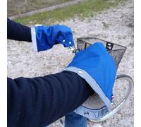 Manicotti catarifrangenti per manubri curvi Suzon e Suzette ( Blu / Unica )