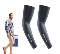 Manicotti di protezione solare, manicotti di protezione UV | manicotti per uomo e donna, copri braccio traspirante - UPF50+ per bloccare i raggi UV per gli appassionati di, grigio, X-Large