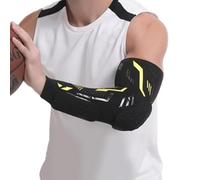 Manicotti imbottiti per braccia, gomitiere da portiere, protezioni per gomiti, gomiti, protezioni per gomiti, per danza, pallavolo, pallamano e calcio, Multicolore, L