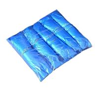 Manicotti in plastica Tissting, 100 pezzi di protezioni protettive per braccia monouso in materiale PE blu per la pulizia della casa, lavori in