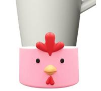 Manicotti In Silicone Per Tazze Da Caffè,Fascette In Silicone Con Animali Tazze | Copertura Protettiva Per Bottiglie,Per Tè Caffetteria Viaggio Casa Bevande Calde E Fredde