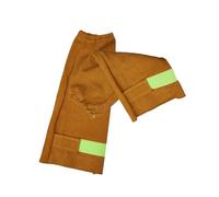 Manicotti per braccio di saldatura per calore e protezioni, regolabili, confortevoli, resistenti all'abrasione, per uso industriale, 2 pezzi in pelle ignifuga