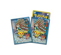 Manicotti per carte Pokemon - cornice blu / Kanto Festival Play Pikachu - 64c...