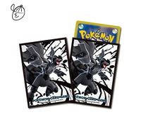 Manicotti per carte Pokemon (scudo del mazzo) Zekrom 64 pezzi. TCG giapponese...