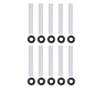 Manicotti per cerniere silenziose per porta del garage, diametro interno 11 mm, lunghezza 80 mm, per riduzione del rumore, kit di maniche silenziose per albero a rulli, per auto, (Set da 10 pezzi)