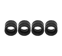 Manicotti per collettore di aspirazione del carburatore, 35 mm a 37 mm, adattatore per collettore di aspirazione del carburatore in gomma nera, resistente ai graffi per moto