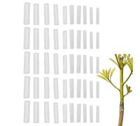Manicotti per germogli di alberi - 50 pezzi riutilizzabili in silicone, spessi 3-7,5 mm, protezioni elastiche per innesti di piante, involucri flessibili per orticoltura, forniture per innesti di albe