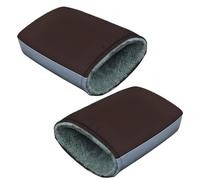 Manicotti per manubrio da motocicletta,Guanti da manubrio per moto | Guanti da manubrio più caldi per l'inverno | Guanti da ciclismo impermeabili in caso di freddo, antivento e guanti riscaldanti