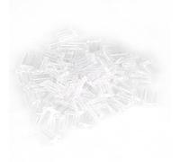 Manicotti per montature senza montatura, 3 tipi 100 pezzi Nuovi manicotti a compressione in plastica per occhiali senza montatura Accessori Strumenti (1.6 * 0.8 * 0.7)