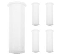 Manicotti per Supporti Portaborraccia 5pezzi in Plastica Abs | Coperture Sostitutive per Palo, Diametro Interno 1,9cm, Confezione da 5 Pezzi, Design Semplice