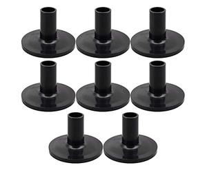 Manicotti per supporto piatti con base a flangia per percussione, parti nere