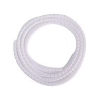 Manicotti protettivi a spirale, 1 metro di cavo avvolgicavo organizzatore tubo a spirale protettore gestione flessibile stoccaggio filo(White,22mm x 1 meter)