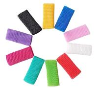 Manicotti protettivi in rete di schiuma, Maniche in rete in schiuma da 300 pezzi 7x14 cm Multicolor(Black)