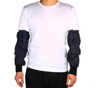 Manicotti protettivi in tessuto resistente al calore, coppia con polsini elastici per protezione da saldatori contro scintille, detriti, olio e vento