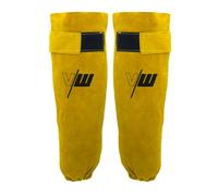 VECTOR WELDING - Manicotti protettivi per saldatori in vera pelle, colore giallo