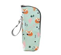 Manicotti refrigeranti per bottiglie d'acqua, 8 cm, isolati, con porta bevande da viaggio, mantiene le bevande fredde per l'estate, asilo nido, picnic, campeggio, spiaggia, gite in spiaggia, in