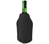 Manicotti refrigeranti per bottiglie di vino, per congelatore, colore nero e blu navy, perfetti per raffreddare bottiglie di vino, prosecco, champagne, ideali per cene, feste, picnic, festival (nero)…