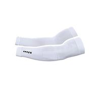 MANICOTTI SPORTIVI ZEUS MANICA BRACCIO PROTEZIONE SPORTIVA PER BASKET VOLLEY TENNIS CICLISMO CALCIO (BIANCO, L/XL)